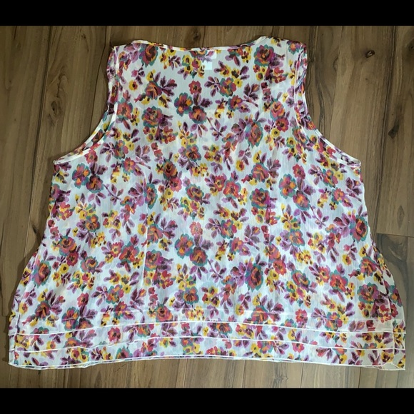 Plus Size Motherhood Maternity Polyester Tank Top - Picture 2 of 9